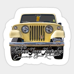 1966 Kaiser Jeep Jeepster Commando Open Roadster Sticker